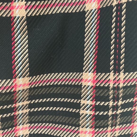 Trina Turk Estevan Black Plaid Checker Cropped Trousers Pants - 2 - Picture 11 of 15